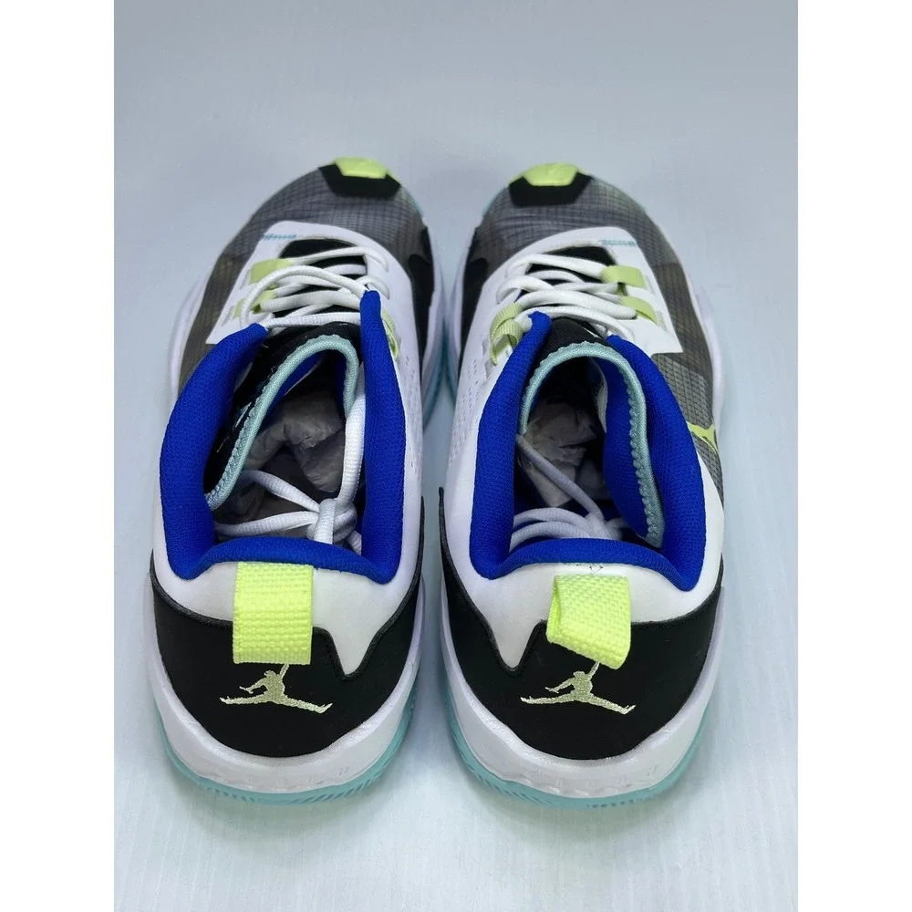Jordan One Take 4 Mens Basketball Shoes Black White Electric Green DO7193-003
